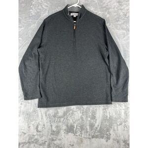 Mizzen+Main Dark Gray Zip Up Sweater